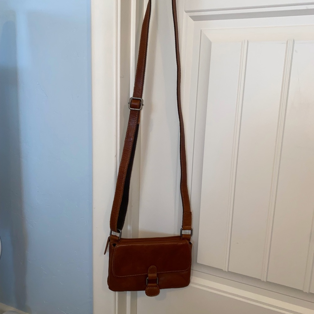 Jack and George’s leather mini crossbody bag
